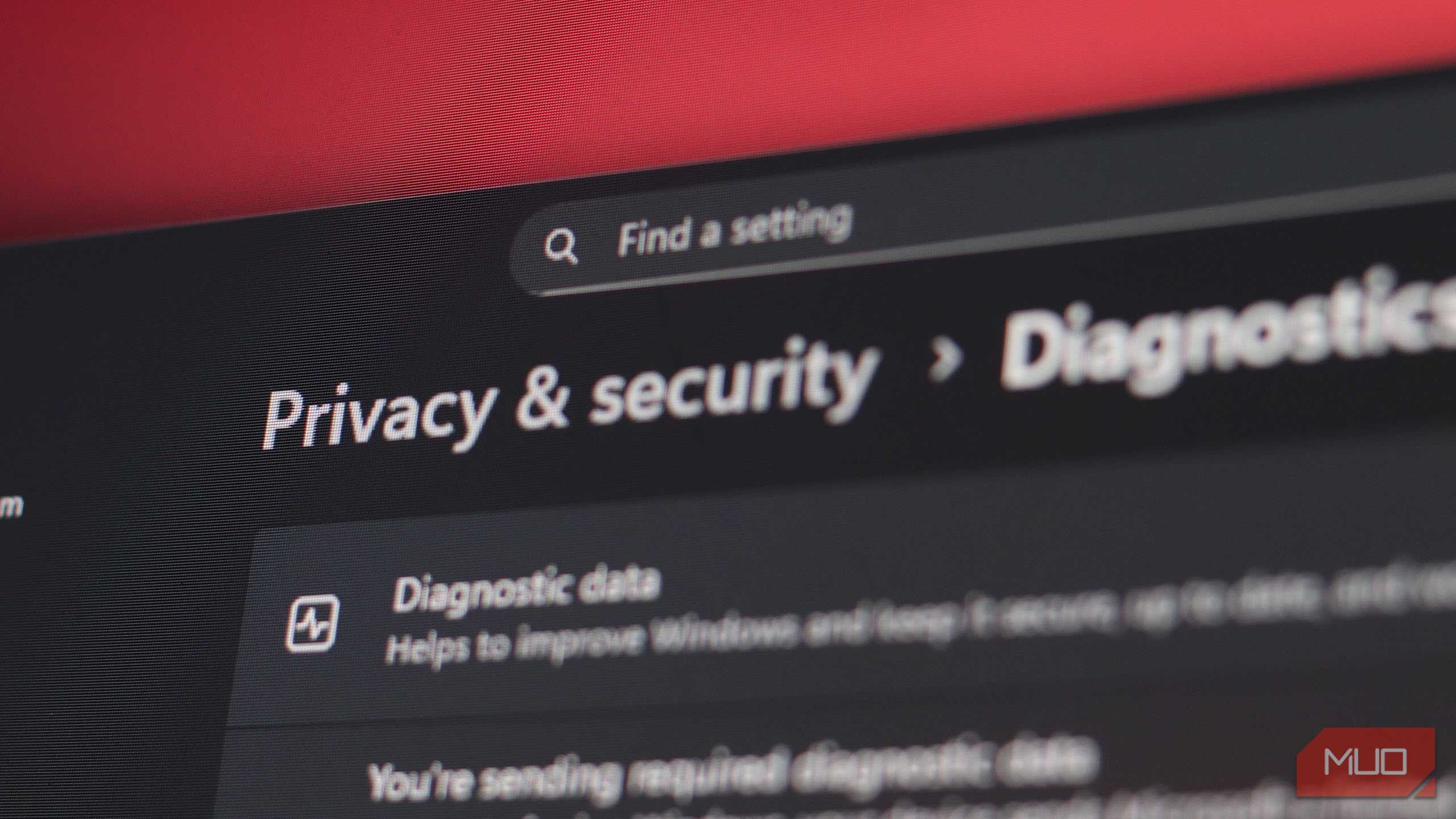 تنظیمات حریم‌خصوصی و امنیت ویندوز