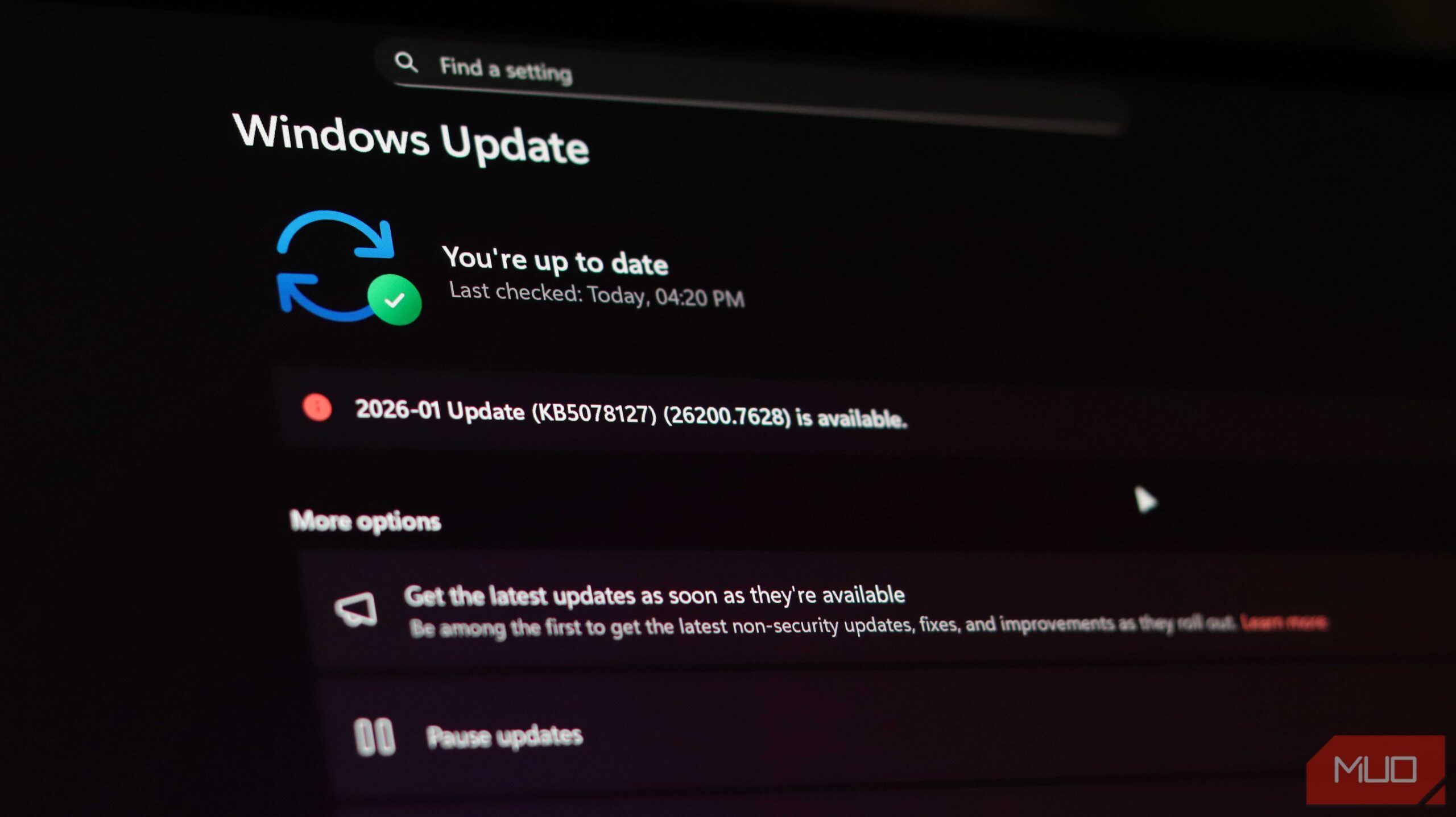 بهروزرسانی ویندوز با بهروزرسانی امنیتی در انتظار