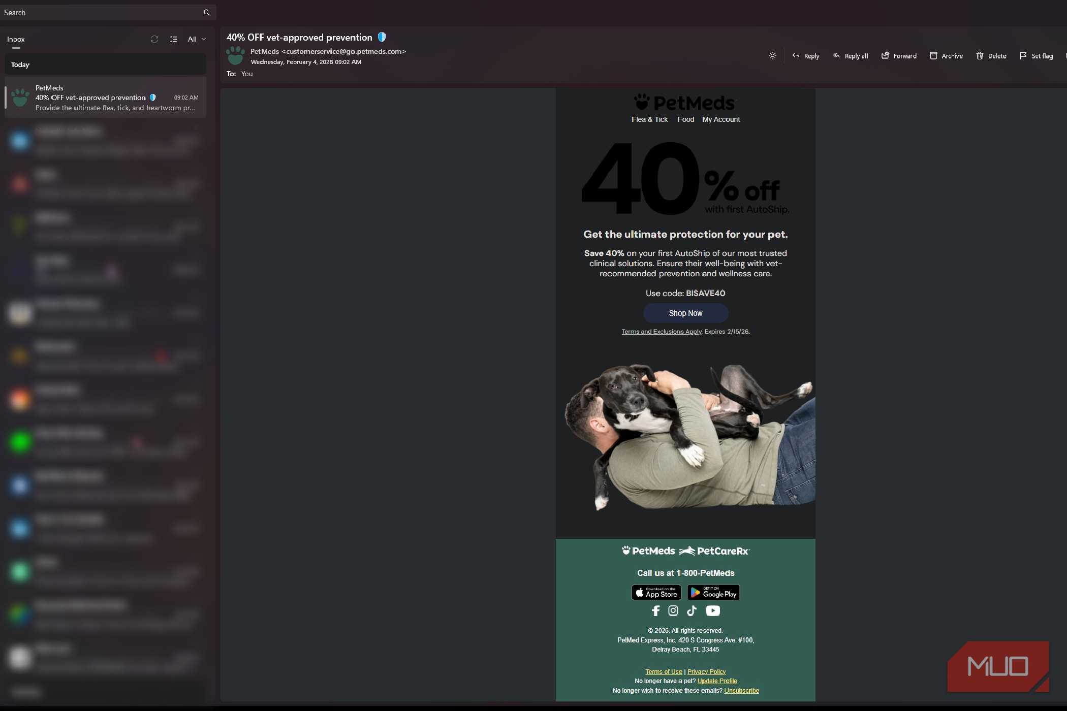 تصویر کلاینت وینو میل