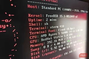 FreeBSD در ماشین مجازی