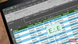 تصویری از فایل Excel با فرمول‌ها و ارجاع‌های متعدد که گذار به Postgres را تداعی می‌کند