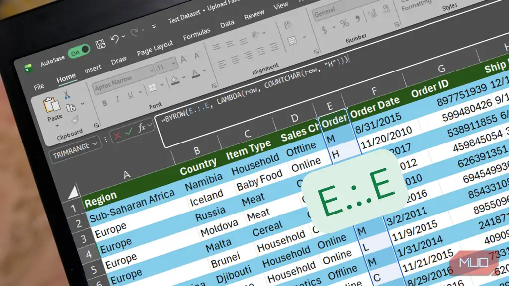 تصویری از فایل Excel با فرمول‌ها و ارجاع‌های متعدد که گذار به Postgres را تداعی می‌کند
