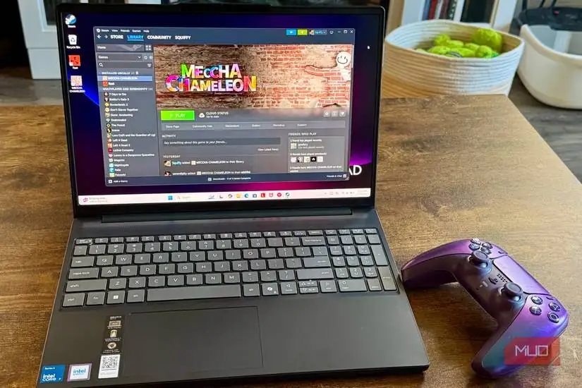 بازی Meccha Chameleon روی لپتاپ لنوو آیدوپد اسلیم 3i