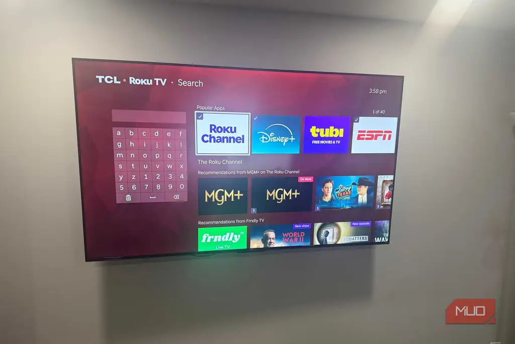 تلویزیون TCL ROKU و اپلیکیشن roku channel