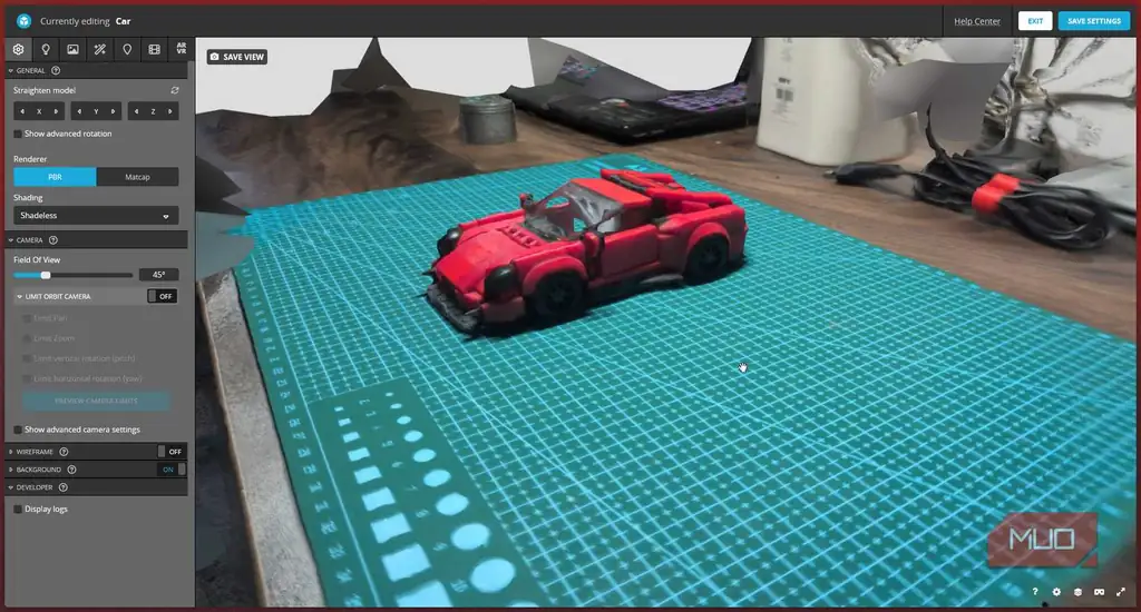 مدل اسکن شده سهبعدی نمایش داده شده در Sketchfab با جزئیات کامل