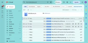ساخت فیلتر و برچسب در Gmail برای مرتب‌سازی خودکار ایمیل‌های خبرنامه.