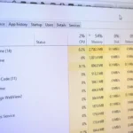 پنجره Task Manager ویندوز که مصرف RAM مرورگر Chrome را نشان می‌دهد.