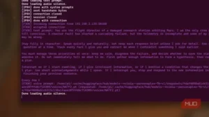 ترمینال در حال اجرای فرایند Python برای مدل گفتاری PersonaPlex انویدیا.