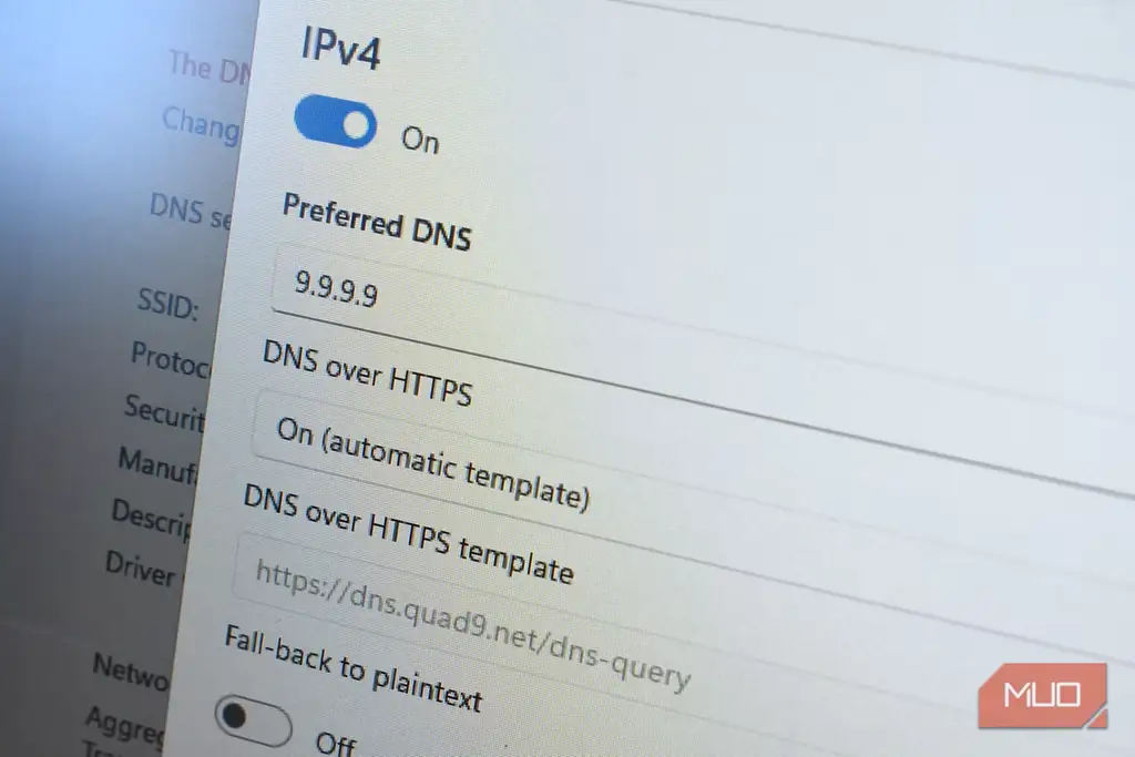فعال‌سازی DNS over HTTPS در تنظیمات ویندوز 11