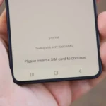 Insert a SIM to continue Google Messages.
