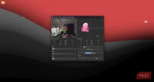 نرم‌افزار OpenTrack در حال اجرا در ویندوز ۱۱.