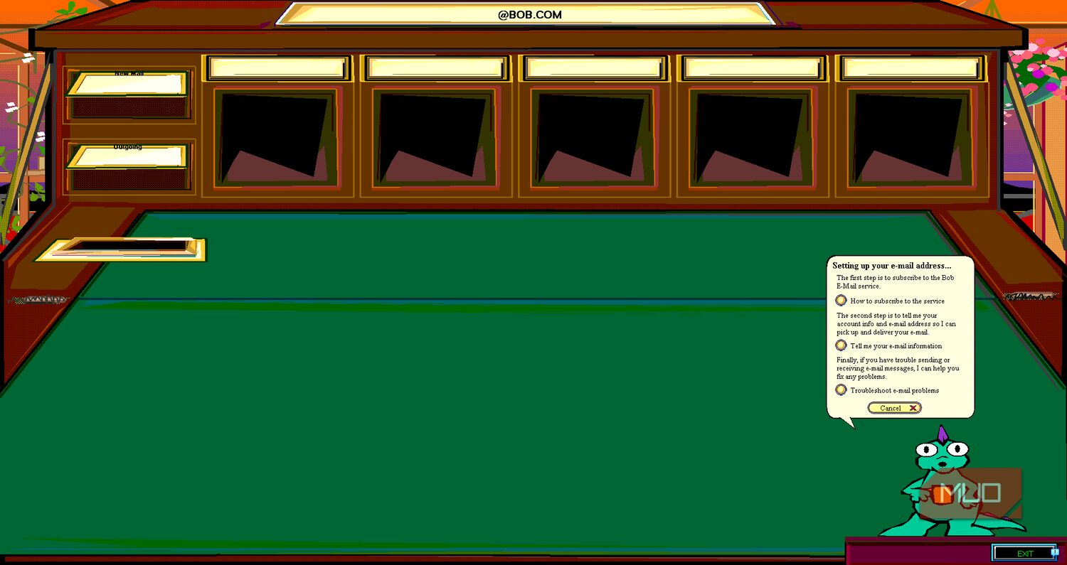 برنامه ایمیل Microsoft Bob
