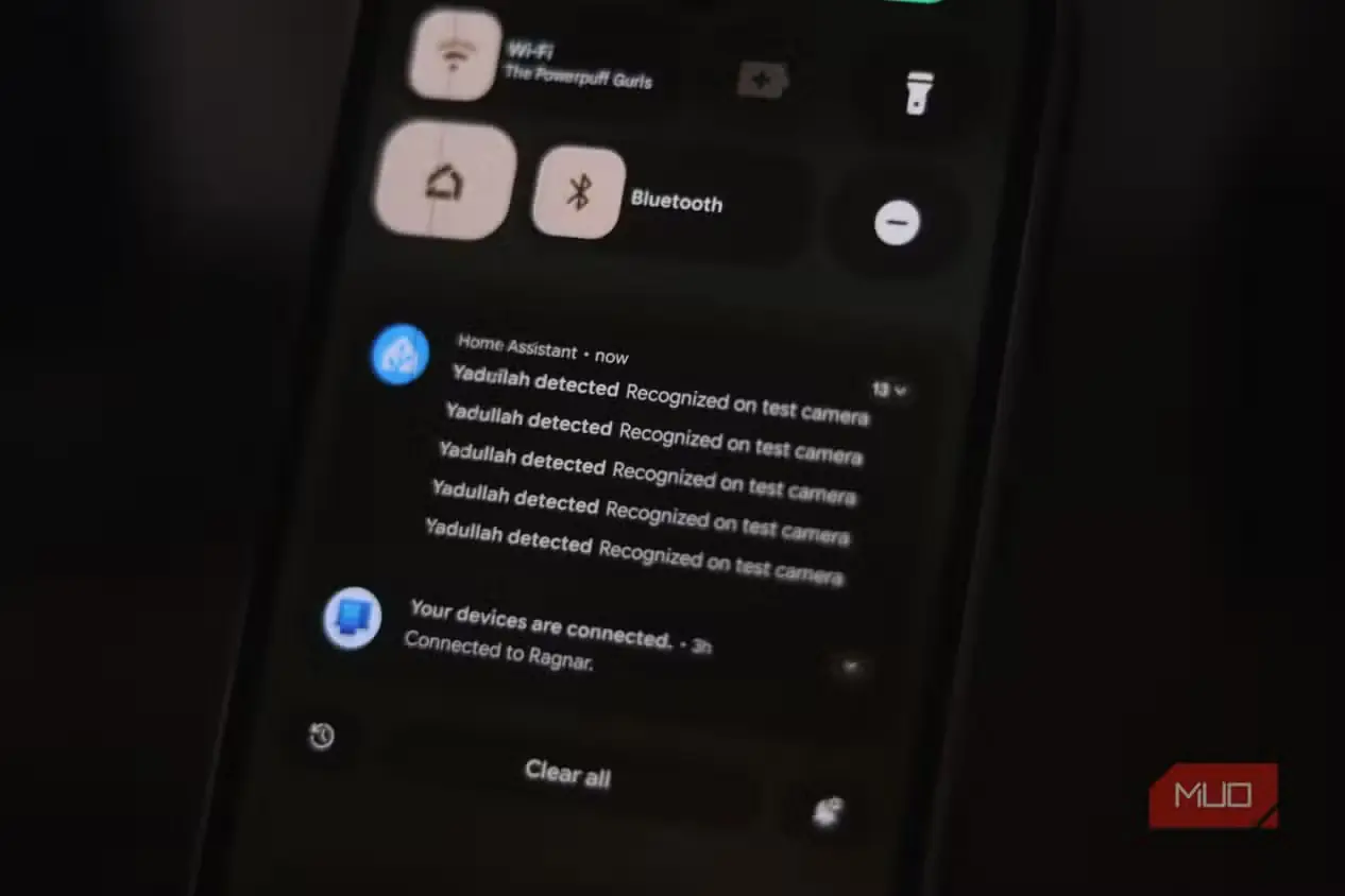 اعلانهای Home Assistant از تشخیص چهره Frigate