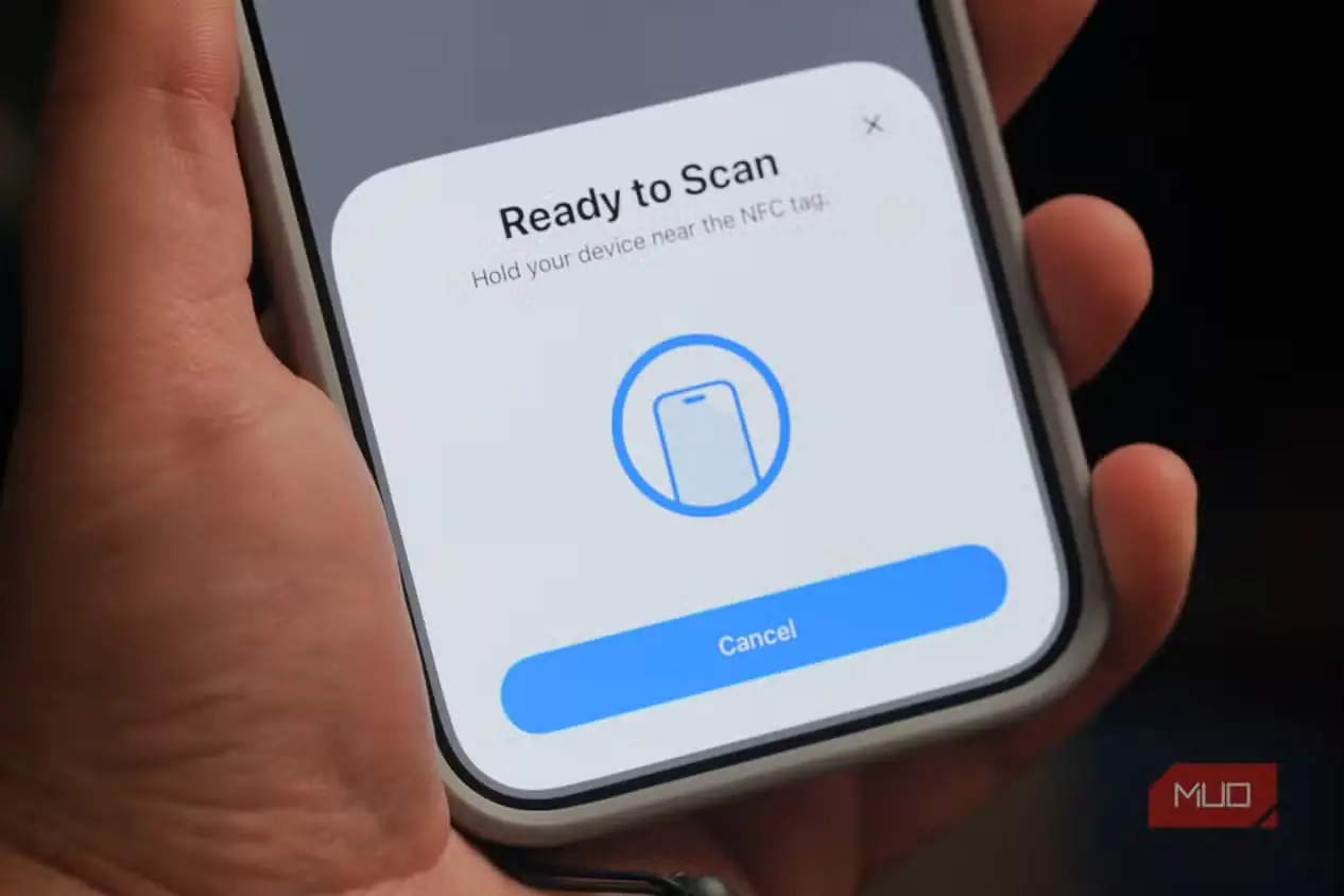 اسکن برچسب NFC با آیفون