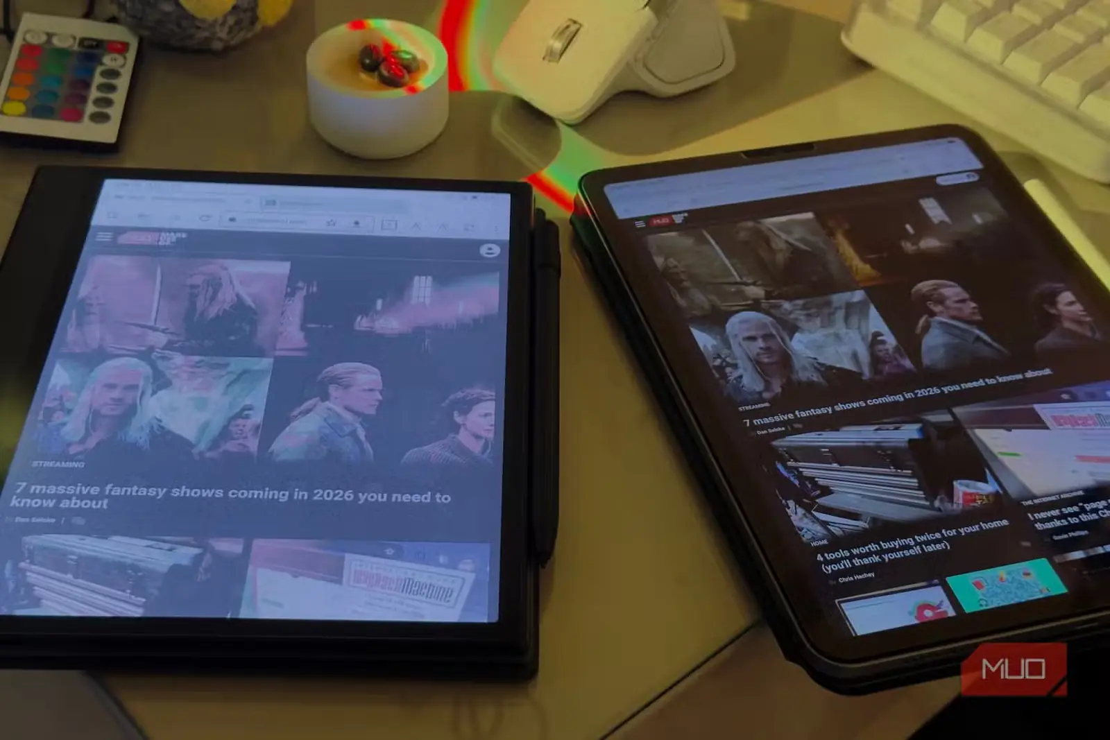 نمایشگر e‑ink تبلت در مقایسه با iPad