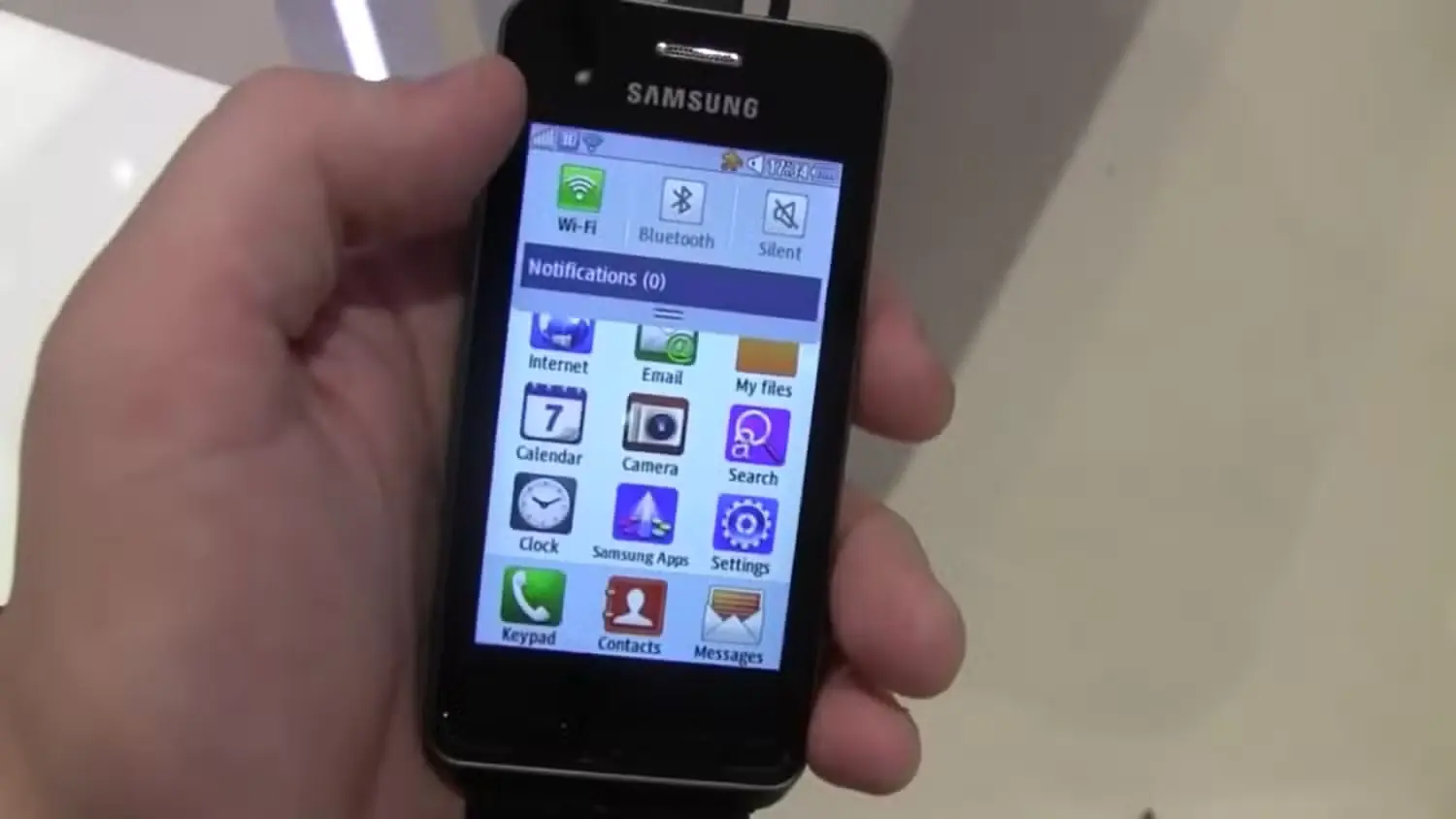 گوشی Samsung Wave 723 با صفحه لمسی
