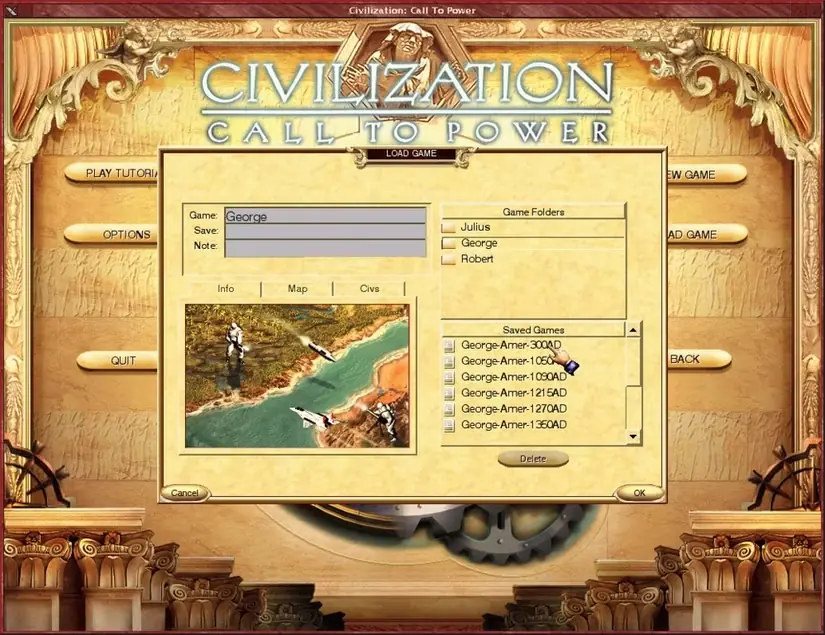 صفحه بارگیری بازی Civilization Call to Power