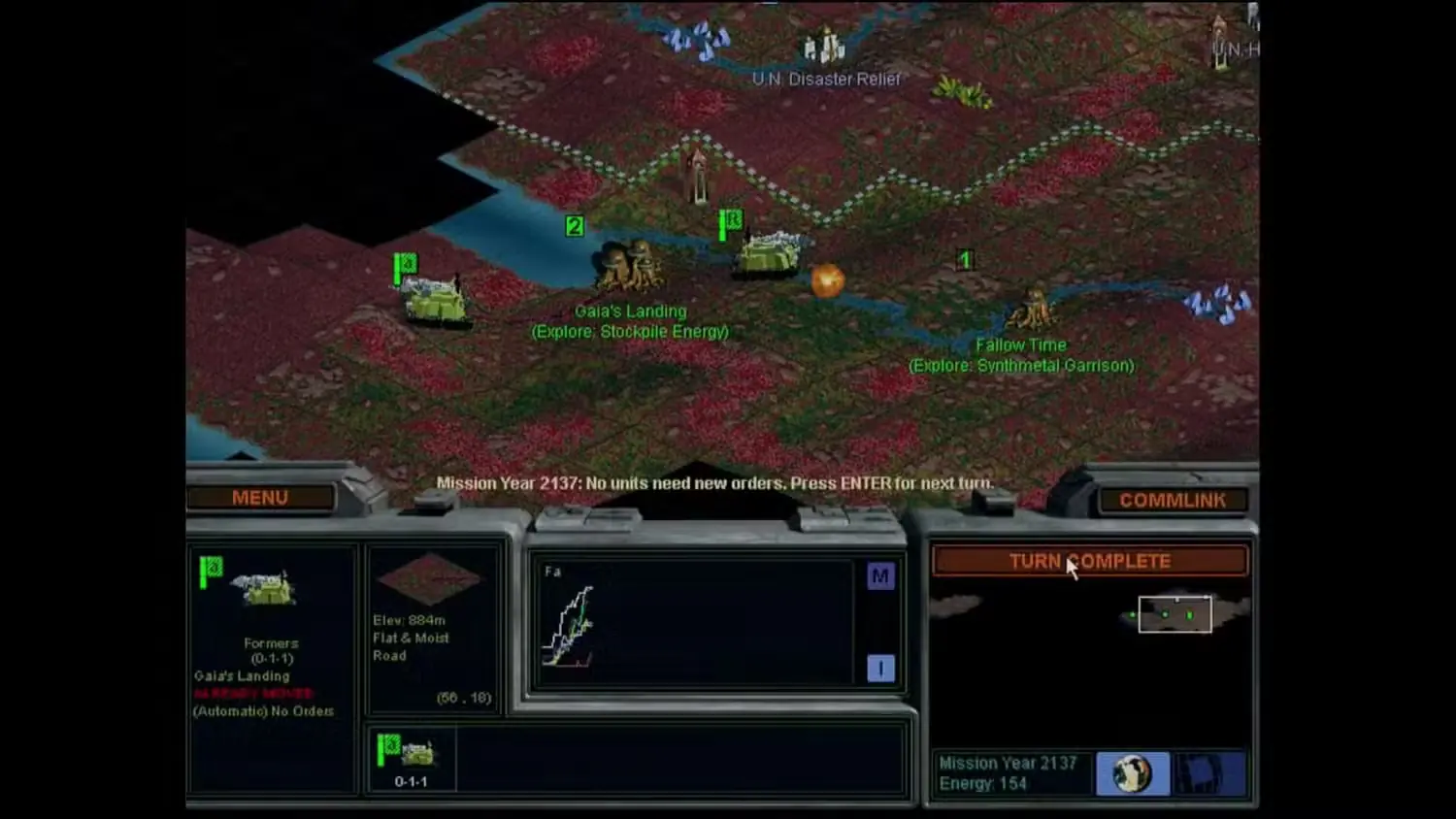 نما از گیمپلی Sid Meier's Alpha Centauri