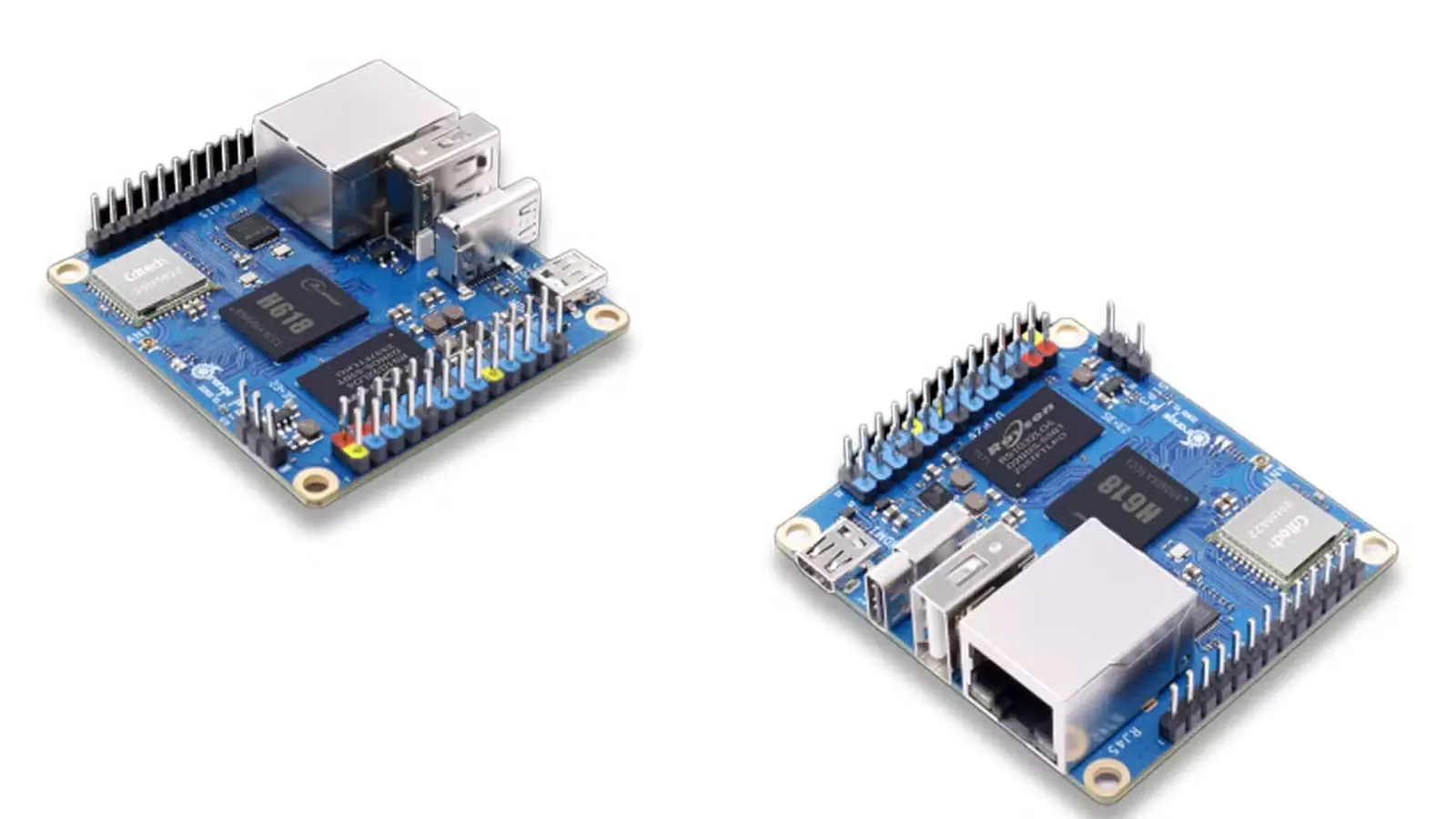 نماهای جانبی برد Orange Pi Zero 3