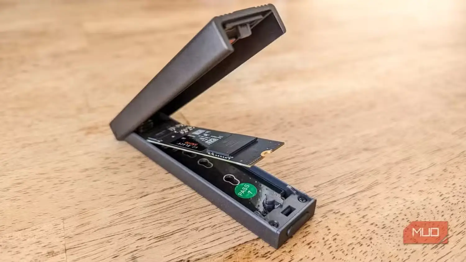 محفظه Sabrent M.2 SSD با درایو NVMe نصبشده