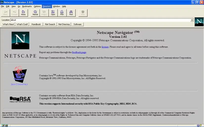 نماگرفتی از Netscape_Navigator_2.