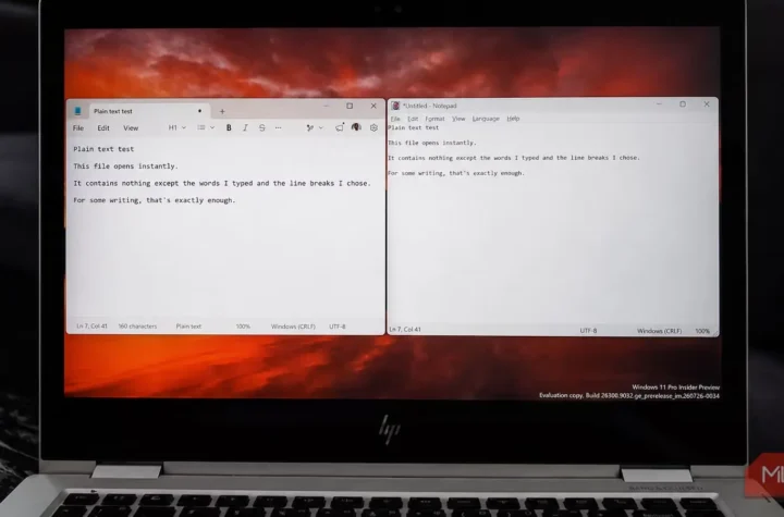 توسعه‌دهنده‌ای Notepad را بدون AI بازسازی کرد و حالا دقیقاً همان نسخه اصلی است