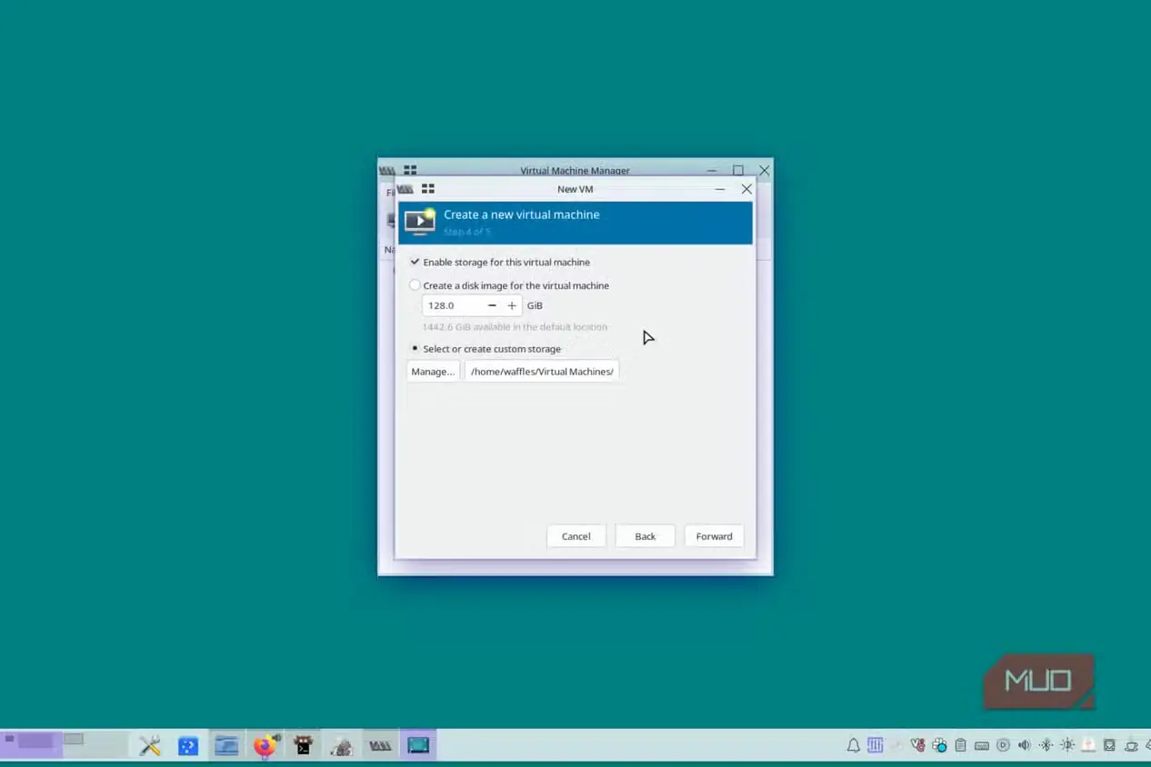 ایجاد دیسک مجازی در QEMU