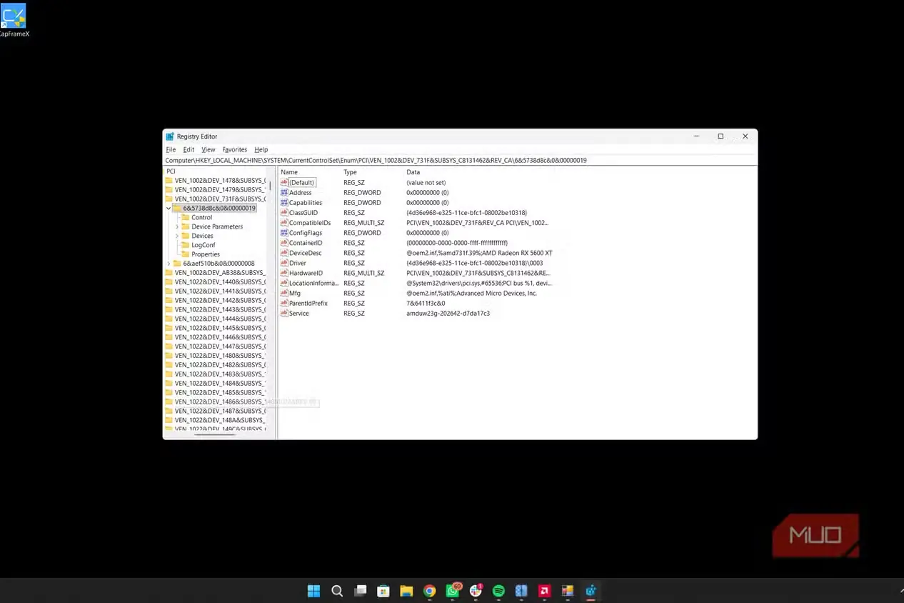 ویرایشگر رجیستری ویندوز در حالت MSI
