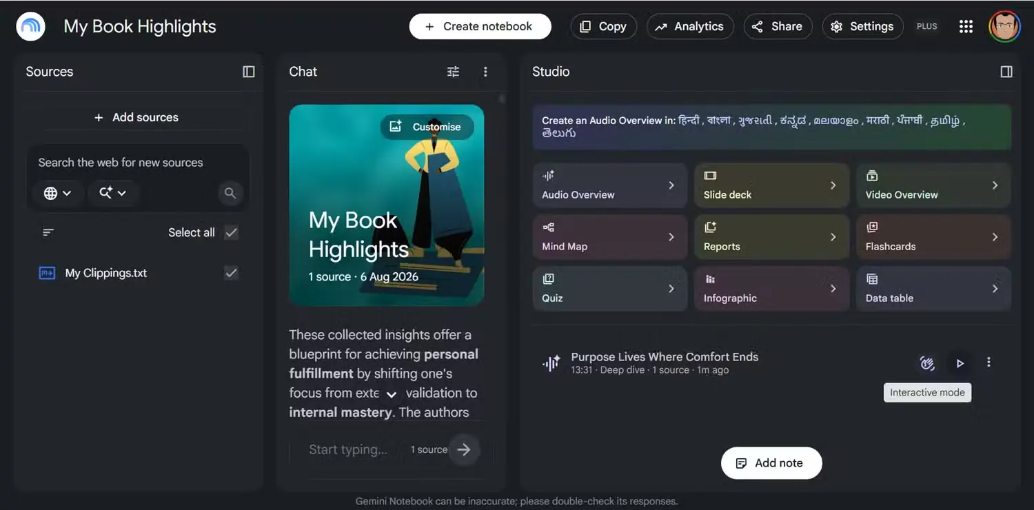 پیوستن به گفتوگوی حالت تعاملی با میزبانهای هوش مصنوعی Gemini Notebook
