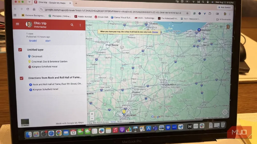 Google Maps نمی‌تواند سفرهای جاده‌ای را برنامه‌ریزی کند — اما این ابزار فراموش‌شدهٔ Google می‌تواند