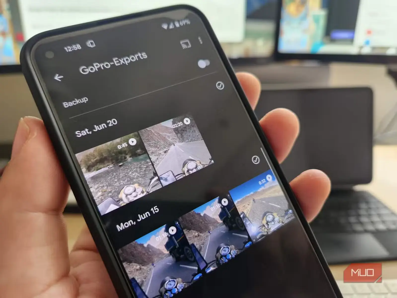 پوشه خروجیهای GoPro در Google Photos