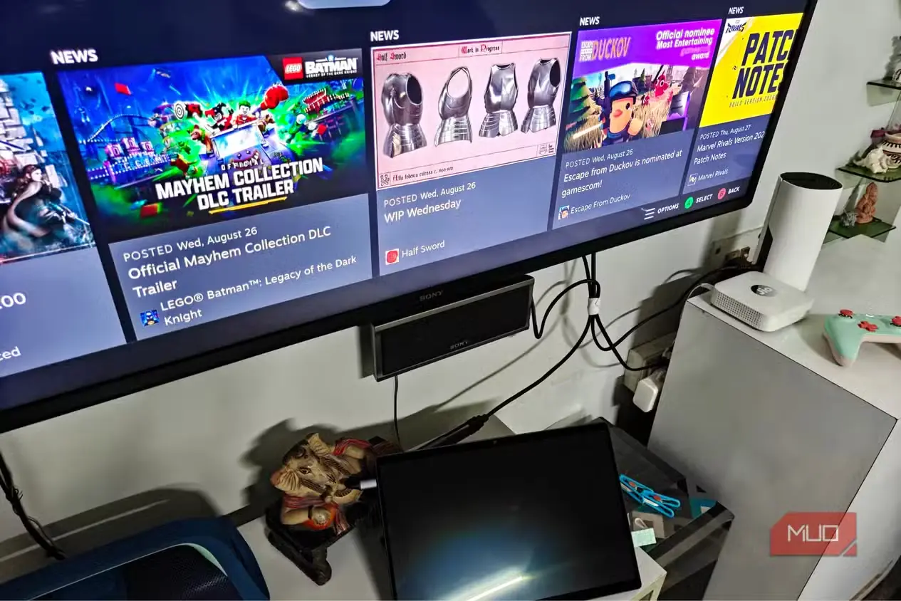SteamOS روی تلویزیون از طریق لپتاپ
