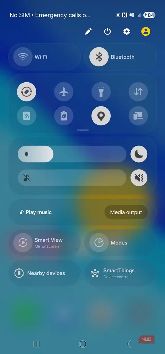 منوی کشویی ArtisanROM Android 16 و One UI 8 بر روی Note 20