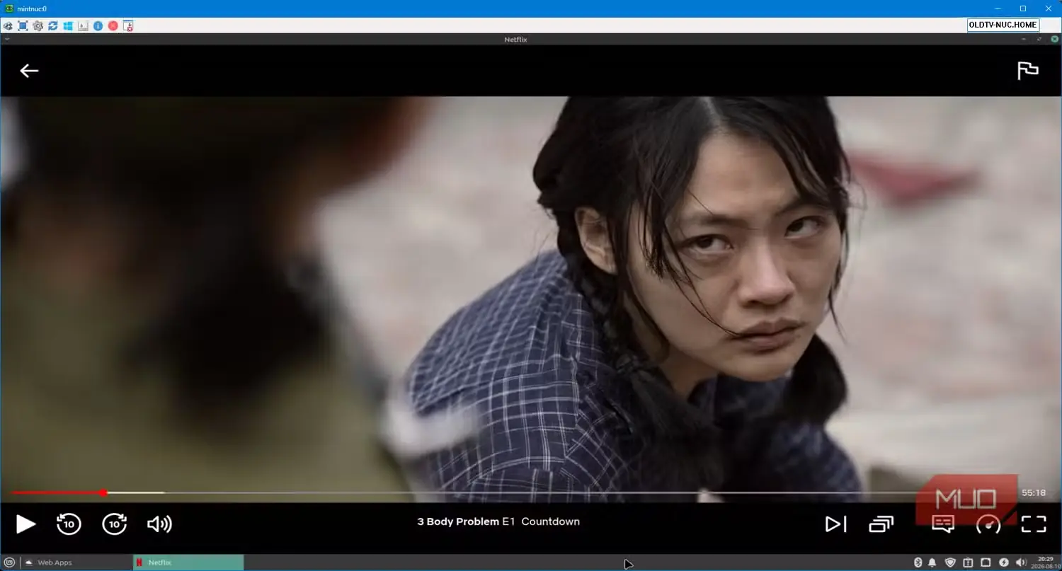اپلیکیشن وب Netflix در مرورگر Chrome با پخش محافظت‌شدهٔ DRM در وضوح 1080p