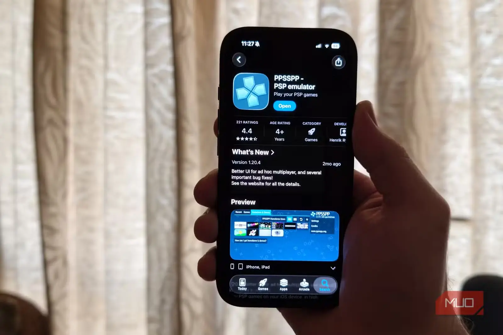 اپلیکیشن PPSSPP در اپاستور iOS