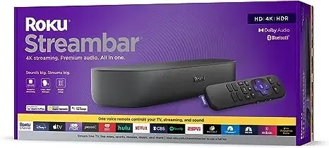 ساندبار Roku Streambar روی میز