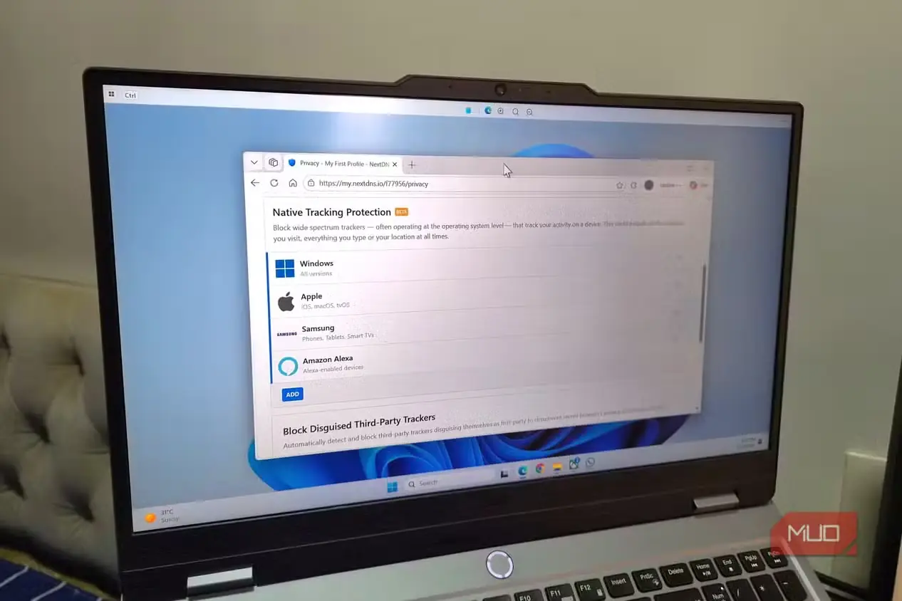 حالت حفاظت بومی NextDNS