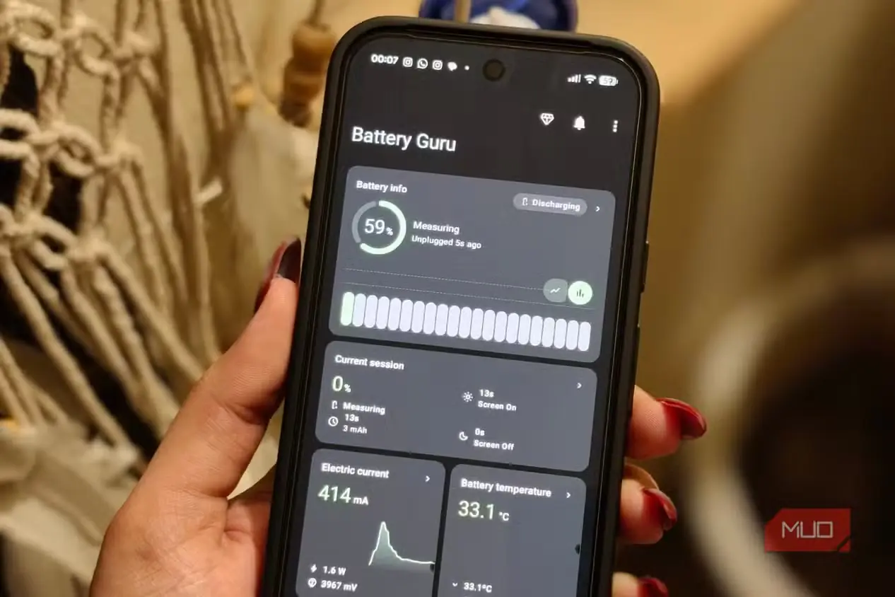 صفحه اصلی اطلاعات Battery Guru