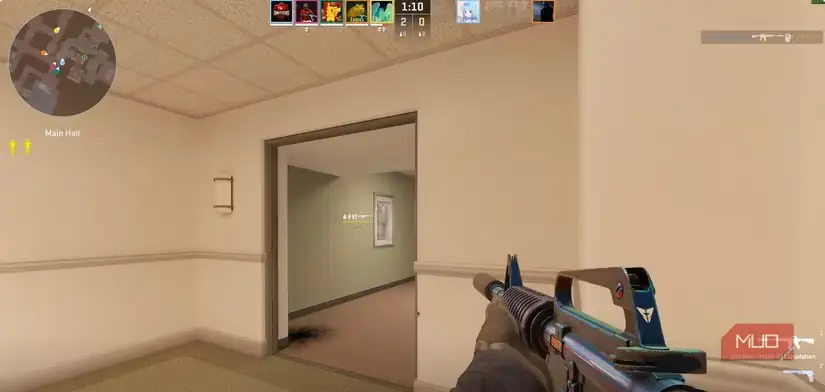 اجرای بازی Counter-Strike 2 برای بررسی تأثیر یکپارچگی حافظه بر نرخ فریم