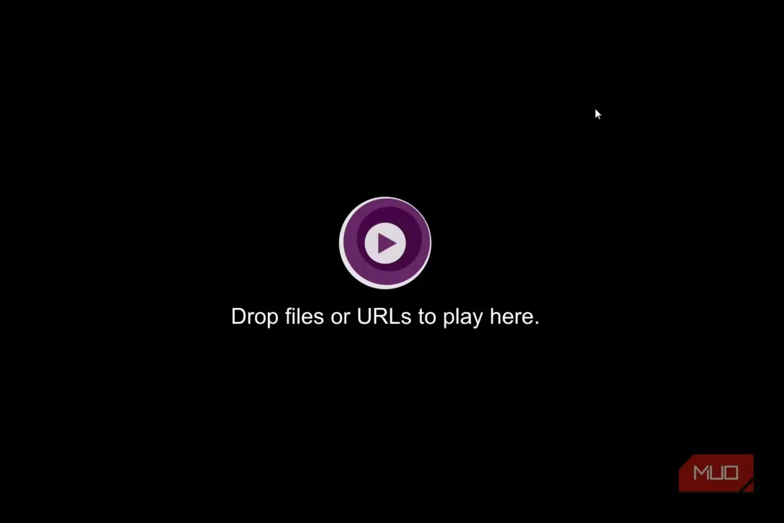 آرم MPV با نمایش نشانیهای URL روی آن