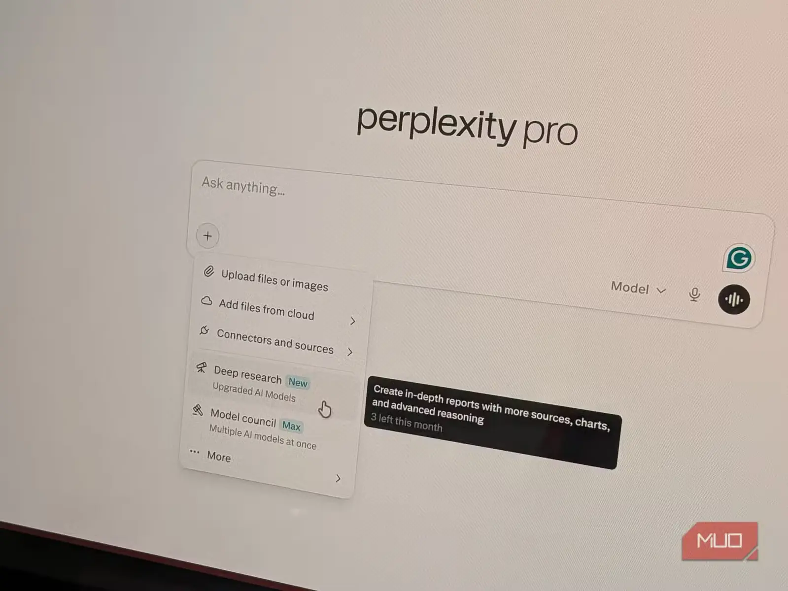 Perplexity pro محدودیت تحقیق عمیق را کاهش داد