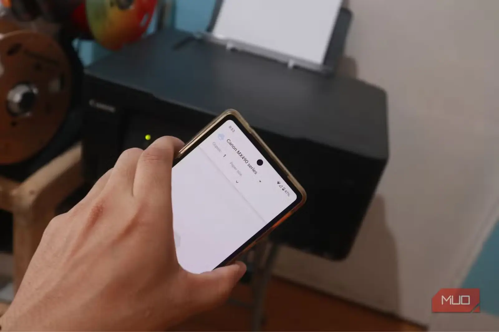 چاپگر متصل به گوشی هوشمند با استفاده از USB‑C