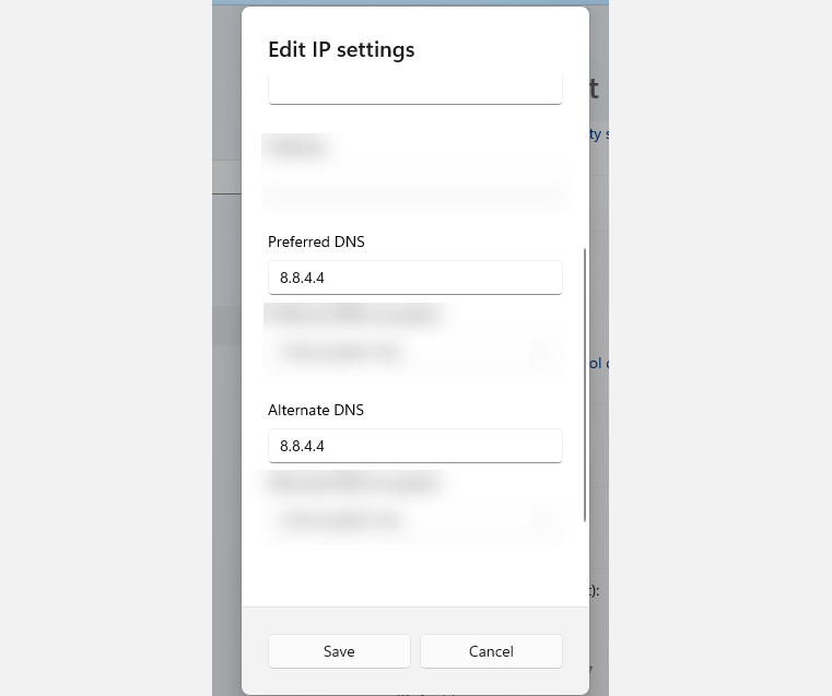 DNS ترجیحی