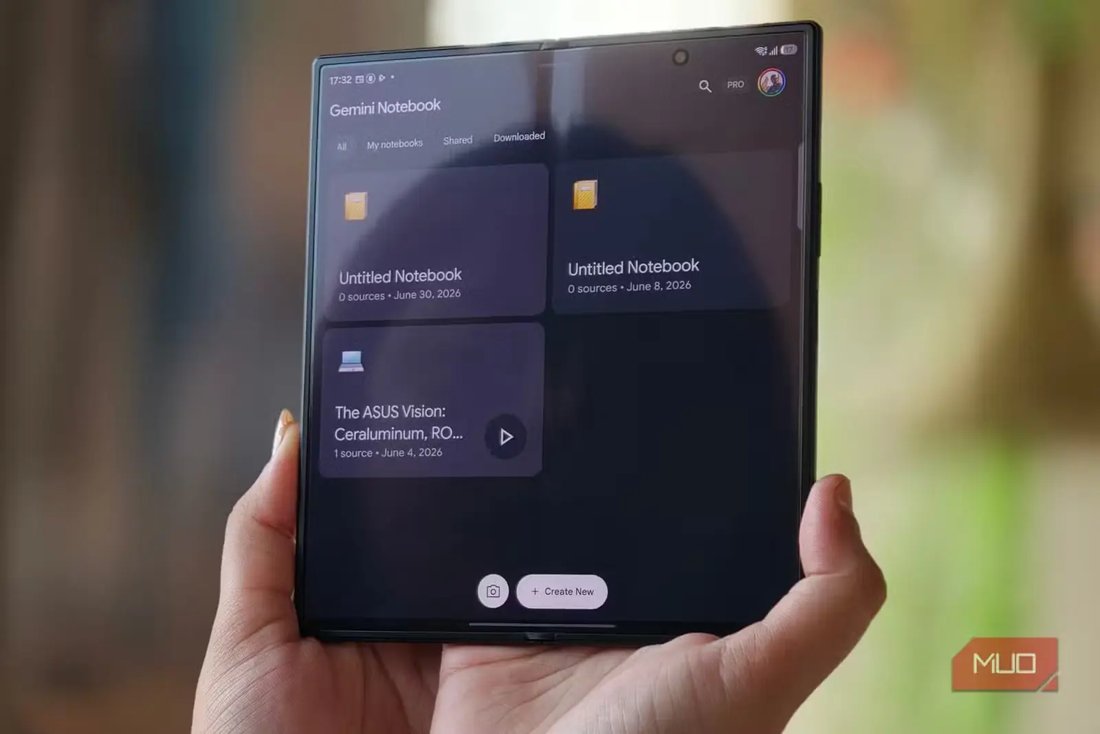 دفترچههای Gemini Notebook قابل مشاهده روی Samsung Galaxy Z Fold 8 Ultra
