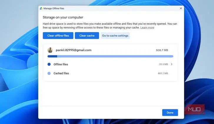 فایلهای آفلاین Google Drive