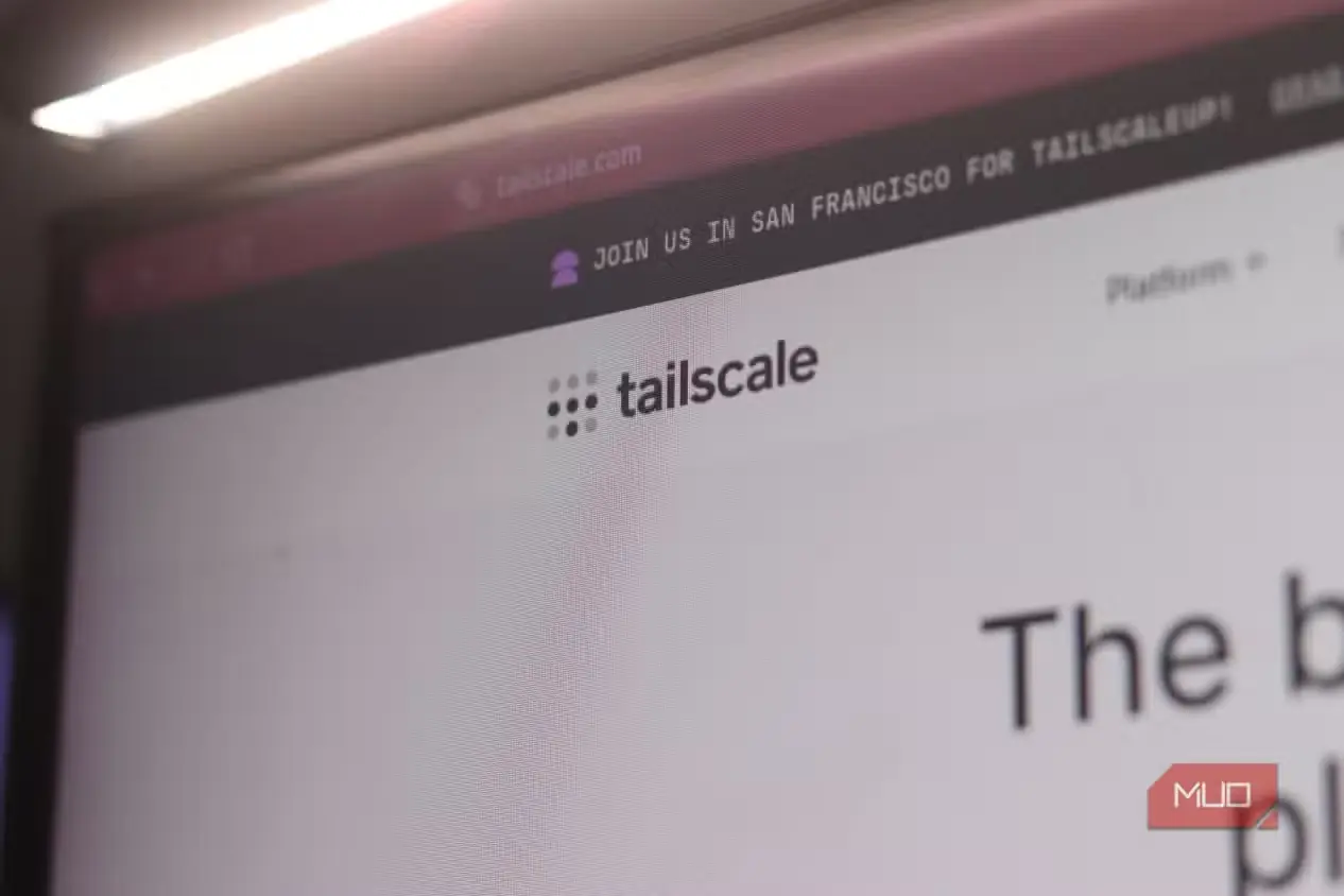 نشان Tailscale در وبسایت رسمی