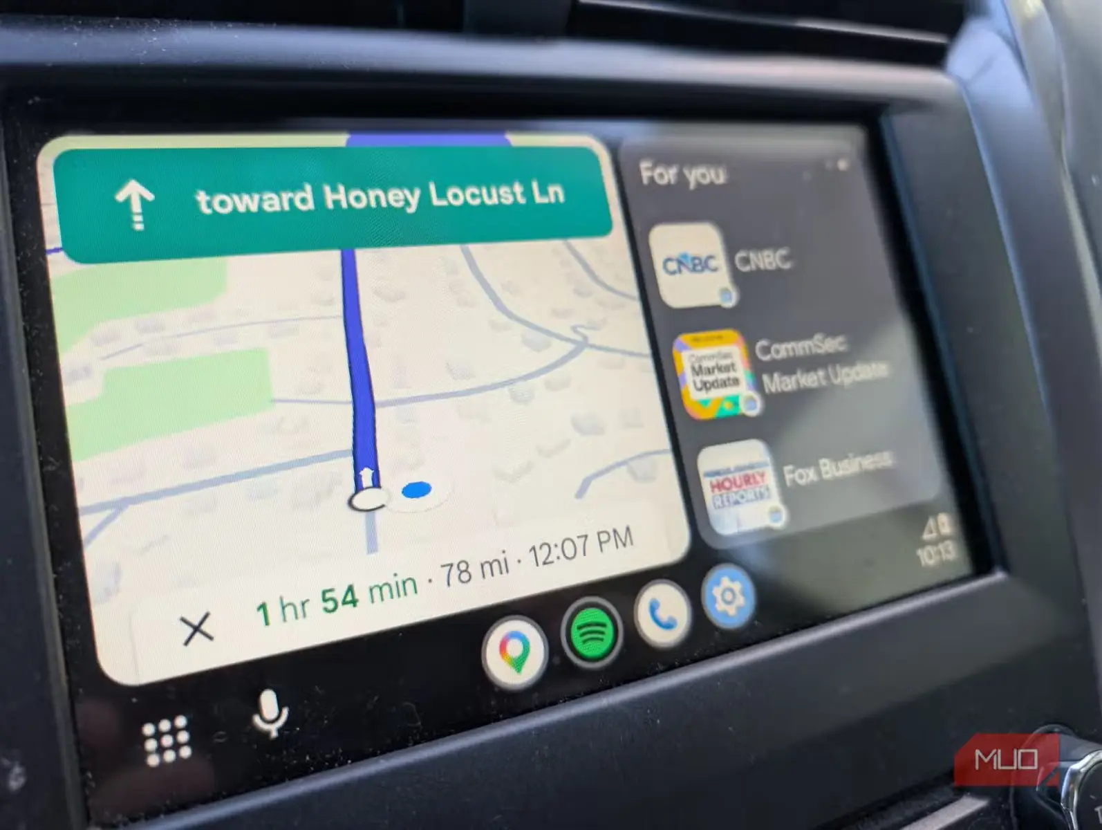 نمای تقسیمشده Android Auto