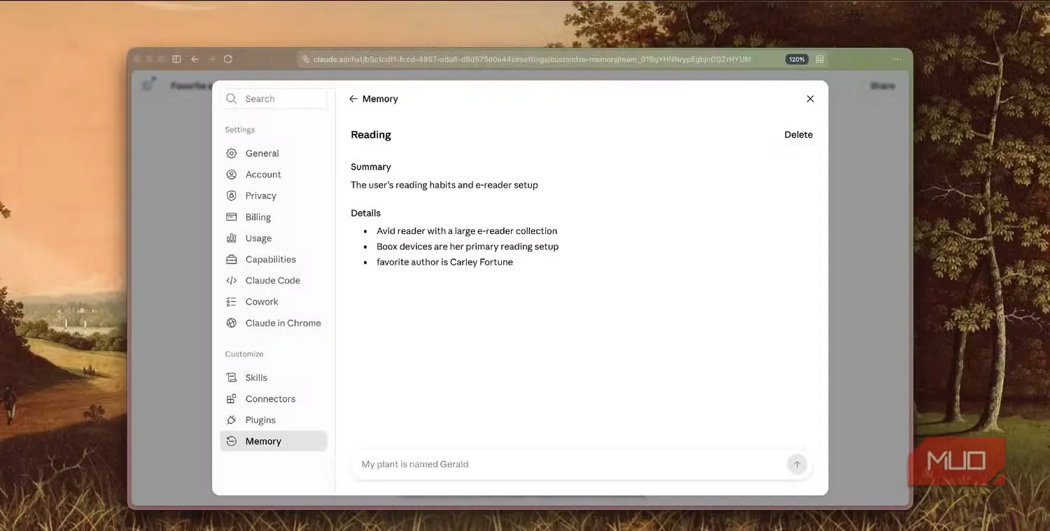 خلاصه حافظه ChatGPT همچنان Carley Fortune را به عنوان نویسنده محبوب فهرست می‌کند با وجود اصلاح در چت