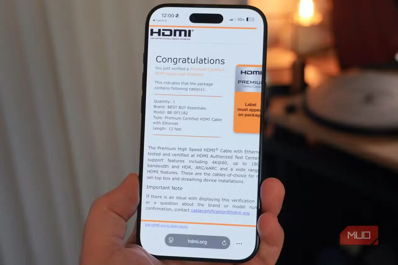 نتیجه جستجوی وب برای تأییدیه HDMI