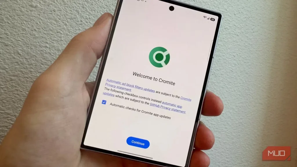 جایگزینی Chrome با نسخهٔ بدون گوگل روی گلکسی زد فولد ۸، اما یک نگرانی مرا مردد کرد